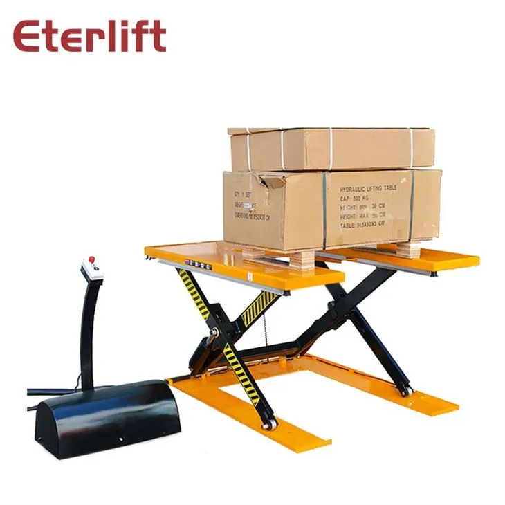 Kyrrstöðu vökvakerfi með rafknúnum saxalyftum