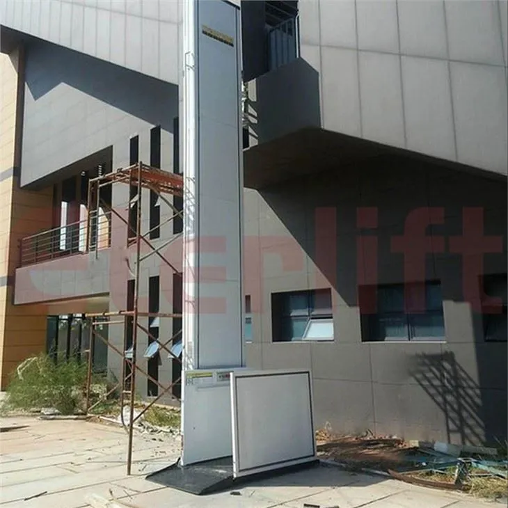 Vökvakerfi hjólastólalyfta með rampi