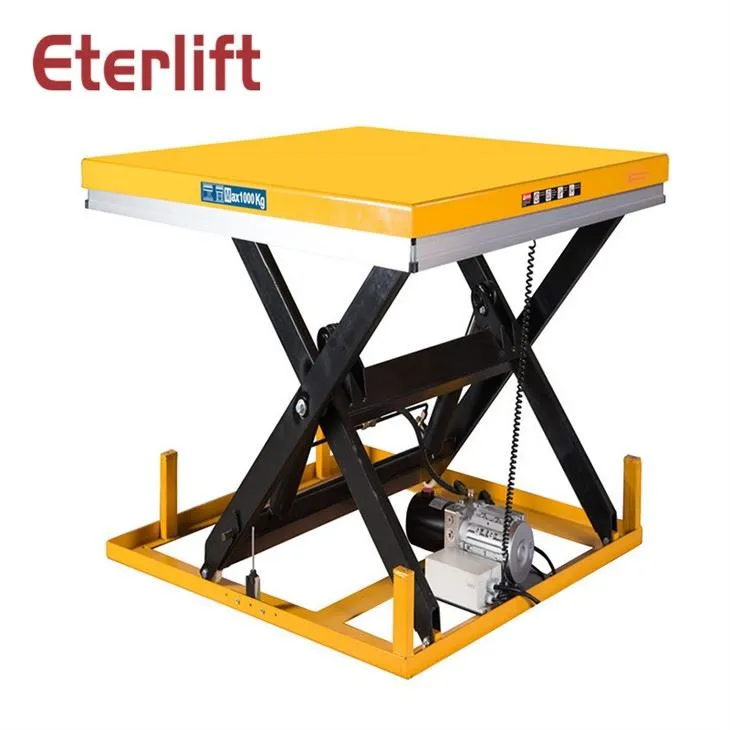 Rafmagns kyrrstæður skæralyftupallar