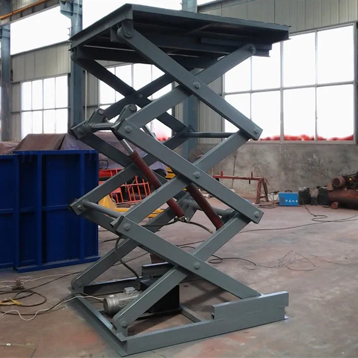 Rafmagns vökvakerfi skæra lyftuborð 2200lbs