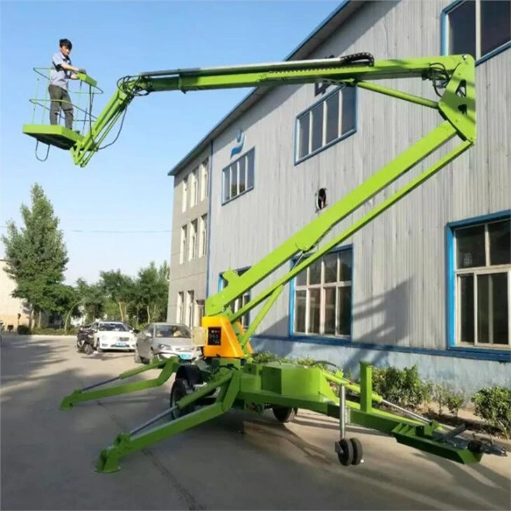 Trailer-mounted Articulated Boom Lift