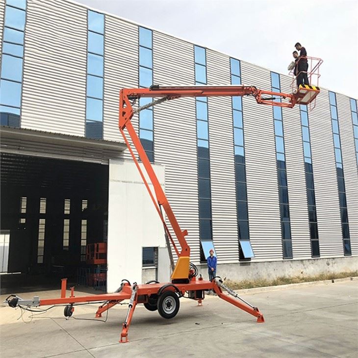 Trailer-mounted Articulated Boom Lift