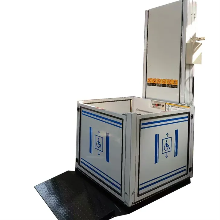 Lóðrétt hjólastólalyfta í atvinnuskyni