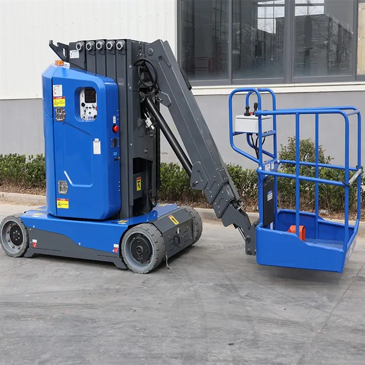 Sjálf-knún lóðrétt masturlyfta með fokki