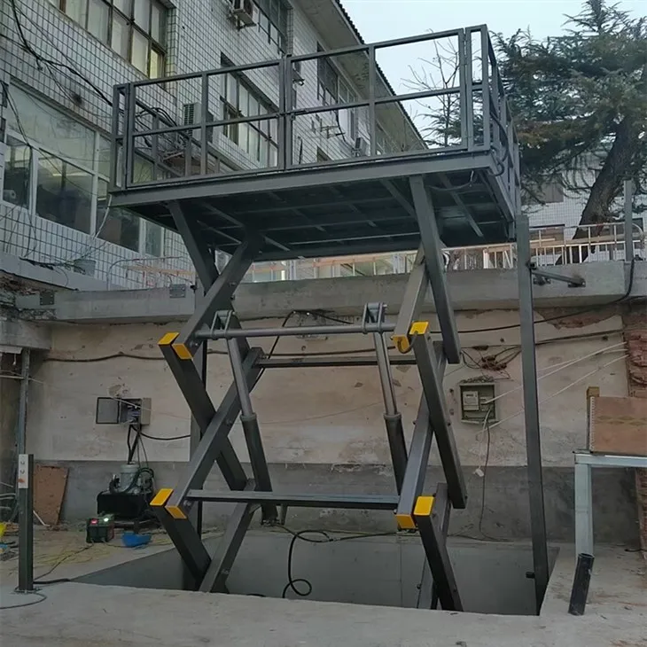 Kyrrstæð skæralyftulyfta