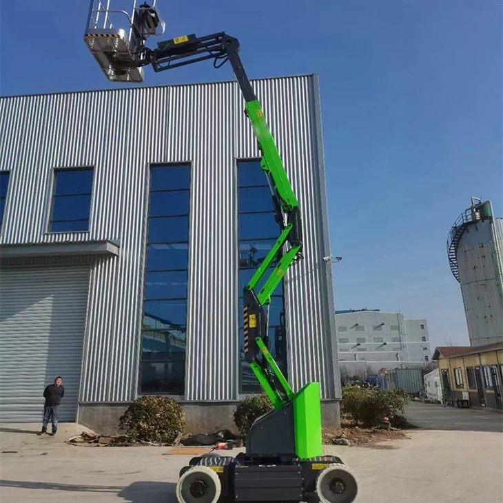 Towable Articulated Boom Lift For Durian Picking