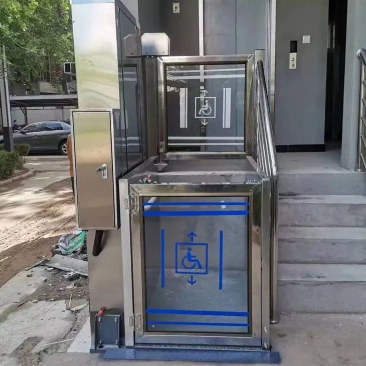 Lóðréttar pallalyftur Hjólastólalyftur